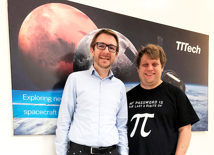 C. Plasounig and T. Bittner work at TTTech on space programs like the NASA Gateway