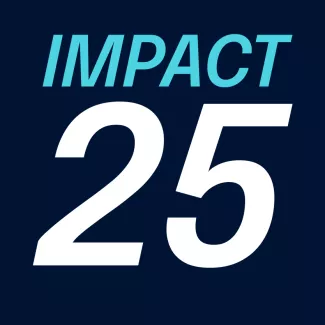 impact25 logo blue