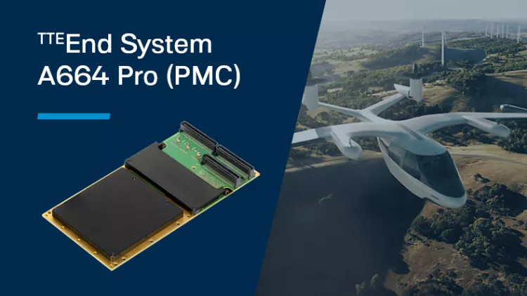 TTTech Aerospace’s certifiable TTE-End System A664 Pro (PMC) card / featured image