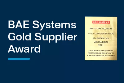 TTTech Aerospace - BAE Gold Tier Supplier Award (featured image)