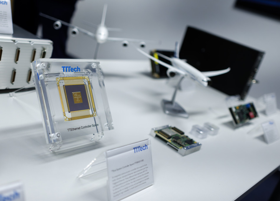 Aviation and space products from TTTech (© BKA/AndyWenzl)