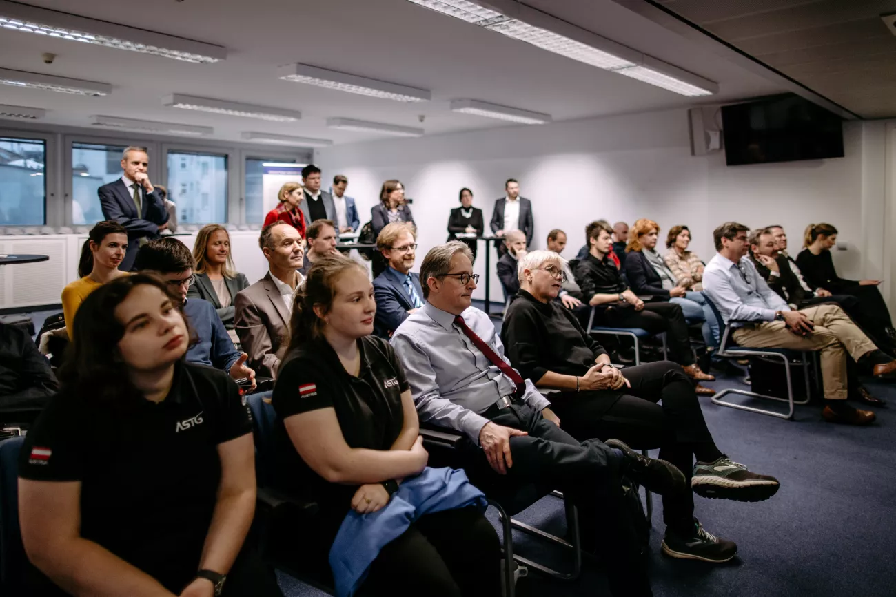 Austrospace event - presentations - audience (Photo: Nicky Webb Photography)