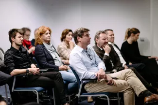 Austrospace event - presentations - audience  (Photo: Nicky Webb Photography)