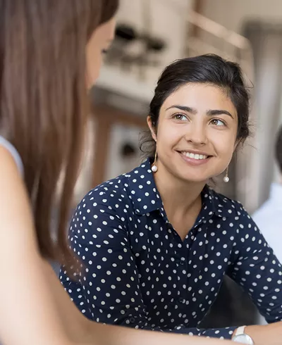 student smiling