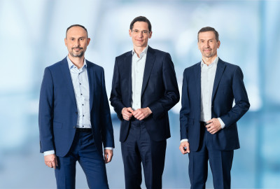 Executive Board (fltr): Manfred Prammer, Georg Kopetz and Stefan Poledna © Robert Fritz