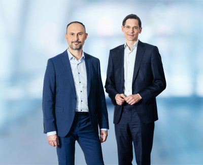 Executive Board (fltr): Manfred Prammer, Georg Kopetz (print)