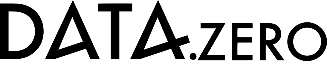 DAT4.Zero Logo Black (transparent Background) 1094x207